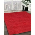 thumbnail image 2 of Ahgly Company Indoor Rectangle Contemporary Red Abstract Area Rugs, 8' x 10', 2 of 6