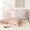Beige Pink, variant on Cream King Ruffled Shams - Set of 2, Cute Solid Fringe Design, Beige Grey - Shabby Chic Pillowcases (King, 20''x36'')