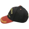 thumbnail image 4 of 3rd Marine Division Fidelity Honor Valor US Marine Black Red Embroidered Cap Hat, 4 of 5