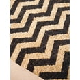 thumbnail image 5 of HAND KNOTTED SUMAK JUTE ECO-FRIENDLY AREA RUGS - 3'x5', Rectangle Shape, Cream Black Color, Contemporary Pattern, High Pile, Natural Fiber, Outdoor Indoor Handmade Area Rugs for Living Room (J00014), 5 of 9