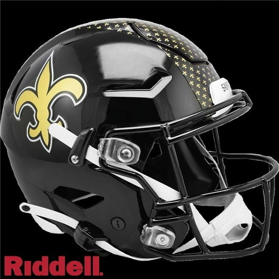 New Orleans Saints 2022 On Field Alternate Riddell NFL Authentic Speedflex Full Size Helmet