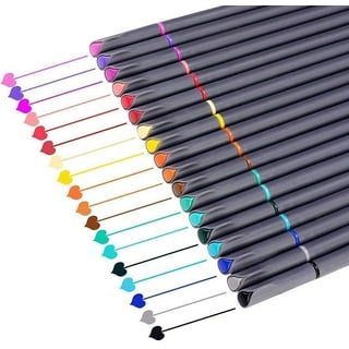 Piochoo Colored Pens,1.0mm 6 Assorted Colors Ballpoint Smooth Writing  Pens,Pens for School Journaling Note Taking, Retractable Color Pens for  Writing