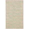 thumbnail image 2 of SAFAVIEH Chatham Ian Geometric Wool Area Rug, Green, 4' x 6', 2 of 10