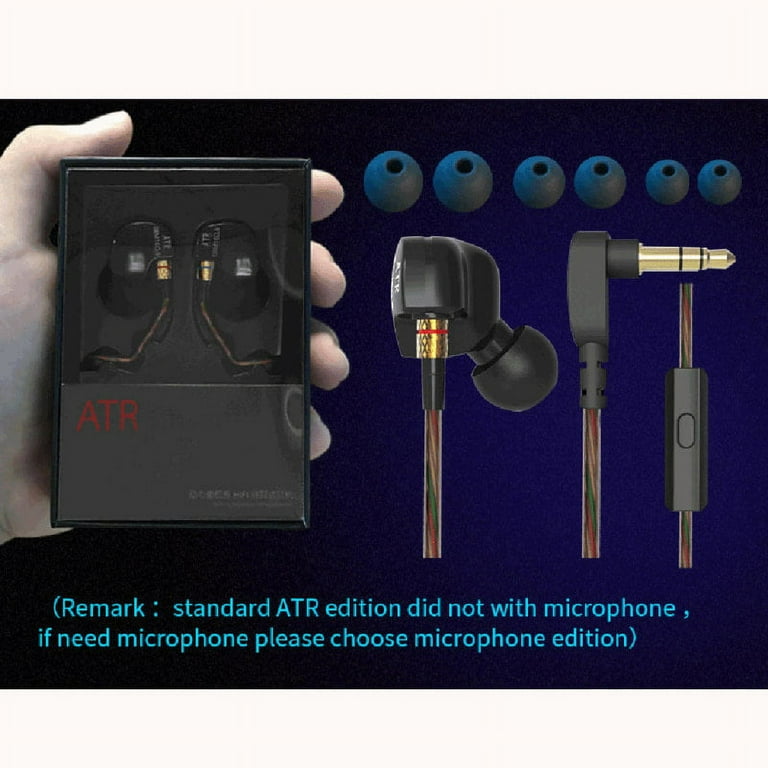 KZ ATR Full Bass in Ear Headphones HiFi Stereo Headsets Headphones