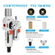 thumbnail image 5 of Filtro de aire, regulador y lubricador NANPU 1/2 NPT Auto-Drain, 5 of 7