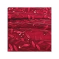 thumbnail image 6 of Sunny Fashion Girls Dress Ruby Red Halter Neck Mesh Sequin Leaf Embroidered Pageant 8 Years, 6 of 7