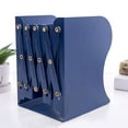 thumbnail image 3 of Telescopic Book Stand Metal L-shaped Student Desktop Folding Bookshelf 5 4 for Home Office School, 3 of 6
