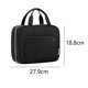 thumbnail image 2 of Dinheiro Bolsa de viaje con gancho, bolsa de cosméticos impermeable, bolsa de almacenamiento de viaje, color negro, 2 of 5