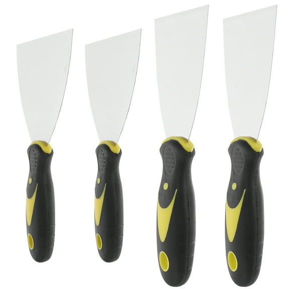PTOOTP Metal Scraper Drywall Trowel 4Pcs