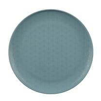 Mainstays - Blue Round Plastic Plate, Interwoven Braided Etched, 10.5 Inch
