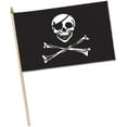 thumbnail image 2 of Beistle Pirate Flag - Rayon 4" x 6" - 12 Pack, 2 of 2