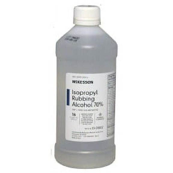 McKesson Medi-Pak Isopropyl Rubbing Alcohol, 16 oz., 12 Count