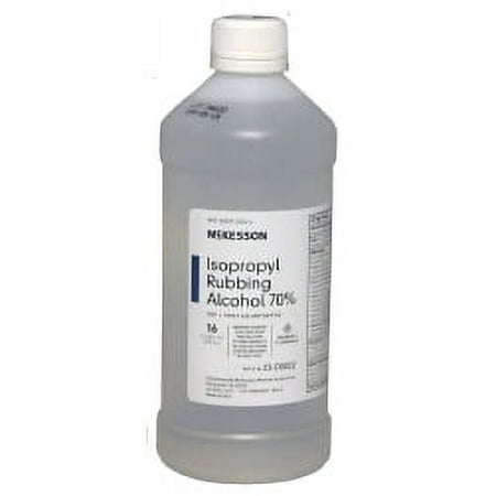 McKesson Medi-Pak Isopropyl Rubbing Alcohol, 16 oz., 12 Count