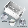 thumbnail image 3 of Stainless Steel Cat Litter Box, Large Metal High-Sided Pan for Cats and Pets, Non-Stick -Free Easy to Clean Splash-Proof Durable for Home Use, Silver, 3 of 6