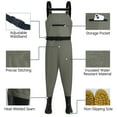 thumbnail image 2 of Chest Waders, Fishing Waders for Men Women Waterproof Hunting Chest Wader with Bootfoot Belt Breathable Lightweight Gray, 2 of 8