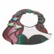 thumbnail image 1 of Adorno de acrílico, espejo de vidrio con forma de hiedra venenosa, espejo de baño, espejo de pared decorativo, optimizado para la excelencia, 1 of 12