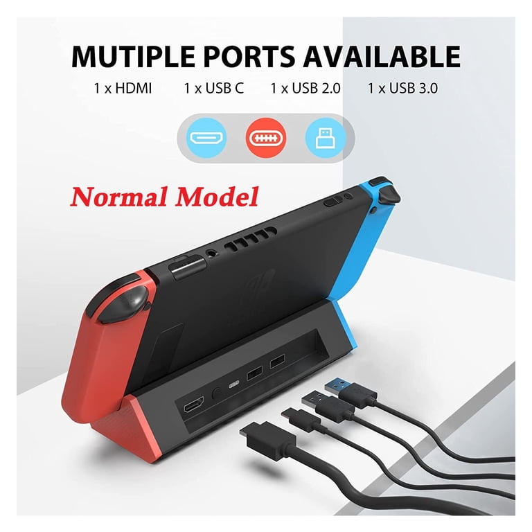 Kuxiu TV Dock Station for Nintendo Switch, Support 4K HDMI Output