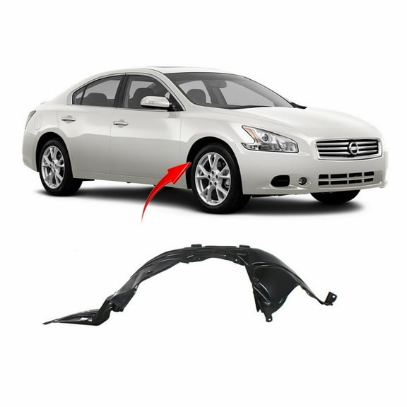 DCP Fender Liner Passenger Side for Nissan Maxima 2009-2014 NI1249119 638409N00A
