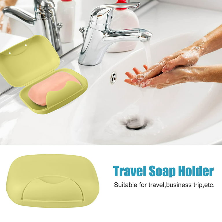 Outdoor Soap Dispensing Dish Brush with Storage Case