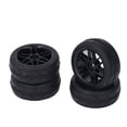 thumbnail image 4 of Plastic Wheel Rims And Rubber Tires, Strong Cushioning 1/10 Scale RC Car Wheels And Tires Improve Stability Flexible Driving  For Different Roads A Tire, 4 of 8
