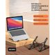 thumbnail image 3 of Soporte para Laptop, Base para Computadoras Portátiles, Ajuste de Engranajes, Compatible con MacBook, Surface, DELL, HP (Negro), 3 of 4