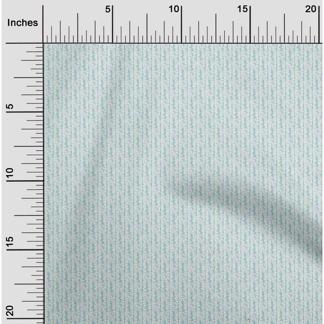 oneOone Polyester Lycra Sky Blue Fabric Abstract Texture Sewing Craft Projects Fabric Prints By Yard 56 Inch Wide