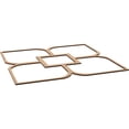 thumbnail image 6 of 39"W x 39"H x 3/8"T Extra Large Olivia Decorative Fretwork Wood Ceiling Panels, Hickory, 6 of 10