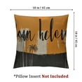 thumbnail image 4 of nygtbtfer Hello Sunshine Pillow Cover Summer Orange Lumbar Cushion Cover Farmhouse Decorations Pillowcases for Sofa Couch Patio White, 4 of 7