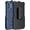 Navy Blue, variant on Case with Clip for Nokia C300 Phone, Nakedcellphone [Outdoor Camouflage] Rugged Shield Cover and Ratchet Belt Hip Holster - Tree Leaf Real Woods Camo Design