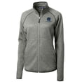 thumbnail image 2 of Women's Cutter & Buck  Heather Gray George Washington University Vault Mainsail Sweater-Knit Full-Zip Jacket, 2 of 3