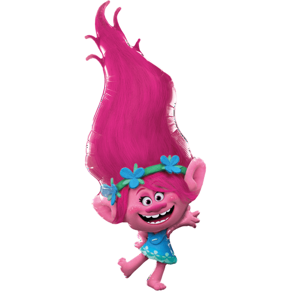 Universal Studios Trolls Poppy Foil Balloon, 43in