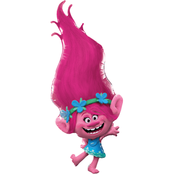 Universal Studios Trolls Poppy Foil Balloon, 43in - Walmart.com