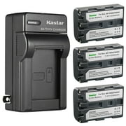 Kastar 3-Pack Battery and AC Wall Charger Replacement for Sony HVR-A1 HVR-A1U, DSLR-A100, Video Walkman GV-D1000, CCD-TRV106, CCD-TRV108, CCD-TRV116, CCD-TRV118, CCD-TRV126, CCD-TRV128, CCD-TRV138