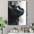 thumbnail image 4 of Black And White Cat Portrait Canvas Print Wall Art for Living Room Bedroom Office Cafe Bar Decor, 4 of 8