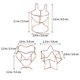 thumbnail image 4 of 3 Pieces Rose Gold Metal Makeup Sponge Rack for Storage Use Firm and Durable Beauty Tools drying, 4 of 4