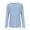 Blue, variant on T Shirts for Women Long Sleeve Crewneck Solid Color Basic Tee Tops Soft Casual Tees Loose Tunic Blouses(Green,Medium)