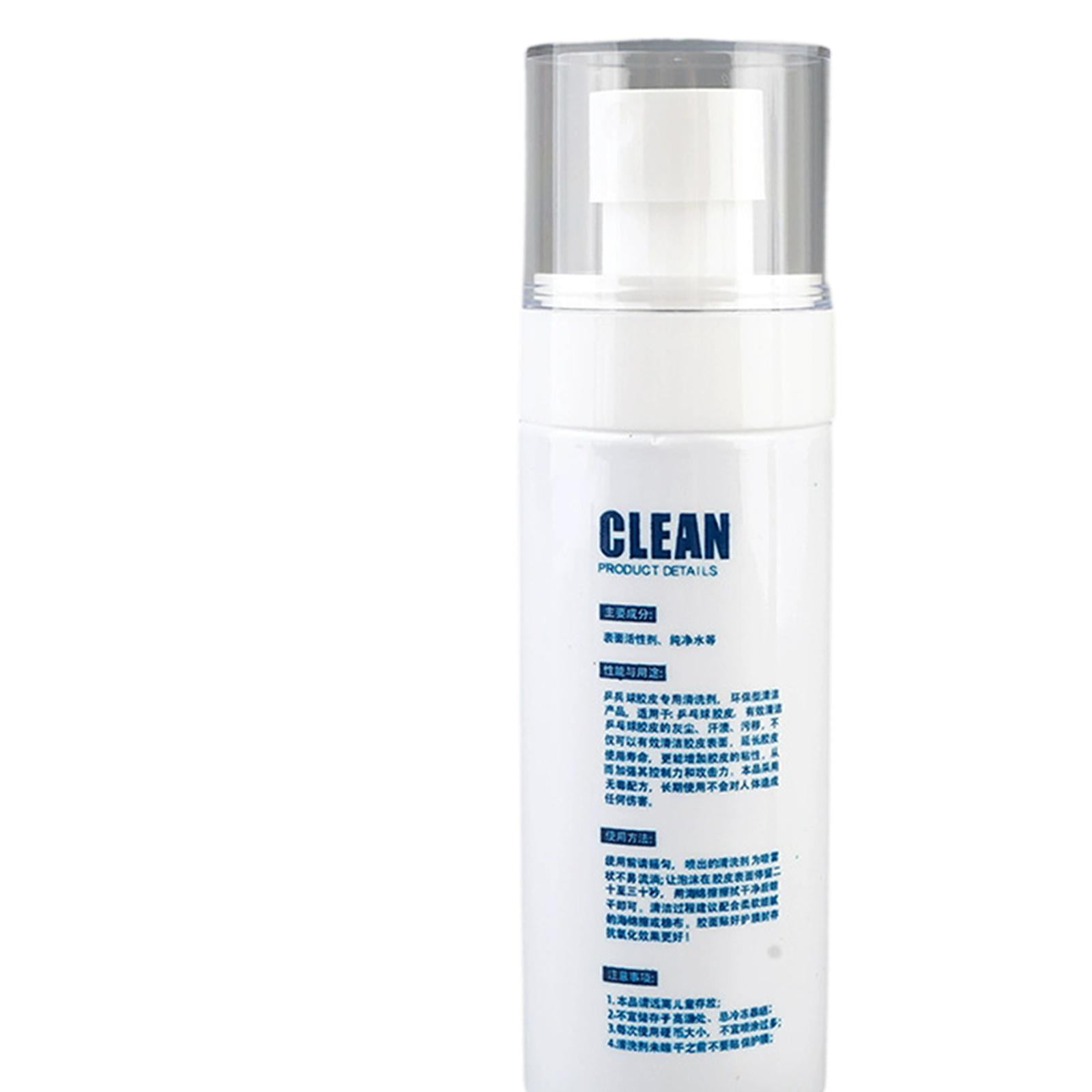 Rubber Cleaner Table Tennis Paddle Racket Care Tool 110ml PP Bottle for Enhanced Grip Sports Players Use