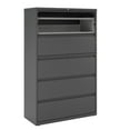 thumbnail image 6 of Hirsh Pro 42 inch Wide 5 Drawer Metal Lateral File Cabinet for Home and Office, Holds Letter, Legal and A4 Hanging Folders, Charcoal, 6 of 11