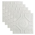 thumbnail image 1 of Great Lakes Tin Rochester Matte White 2ft x 2ft Lay In Ceiling Tiles (5 Pack), 1 of 6