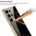 thumbnail image 4 of Suitable for Samsung S24 Series Phone Cases, TPU Electroplated Frame Tempered Glass Case, Shockproof Hard Full-Body Protective Phone Case Cover for Sa, 4 of 5