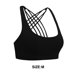 thumbnail image 4 of Guardurnaity Sujetadores deportivos Entrenamientos Fitness Sujetador Firmeza Apasionado Handy Back Diseño único Sin costuras para mujer Chica Negro M Type2 NO2 Guardurnaity AP008686-06, 4 of 6