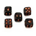 thumbnail image 4 of 5 dados de 18 mm y 0,7 pulgadas, dados de 6 caras, cubos con puntos y esquinas redondeadas, juguetes para juegos de mesa, plateados, 4 of 5