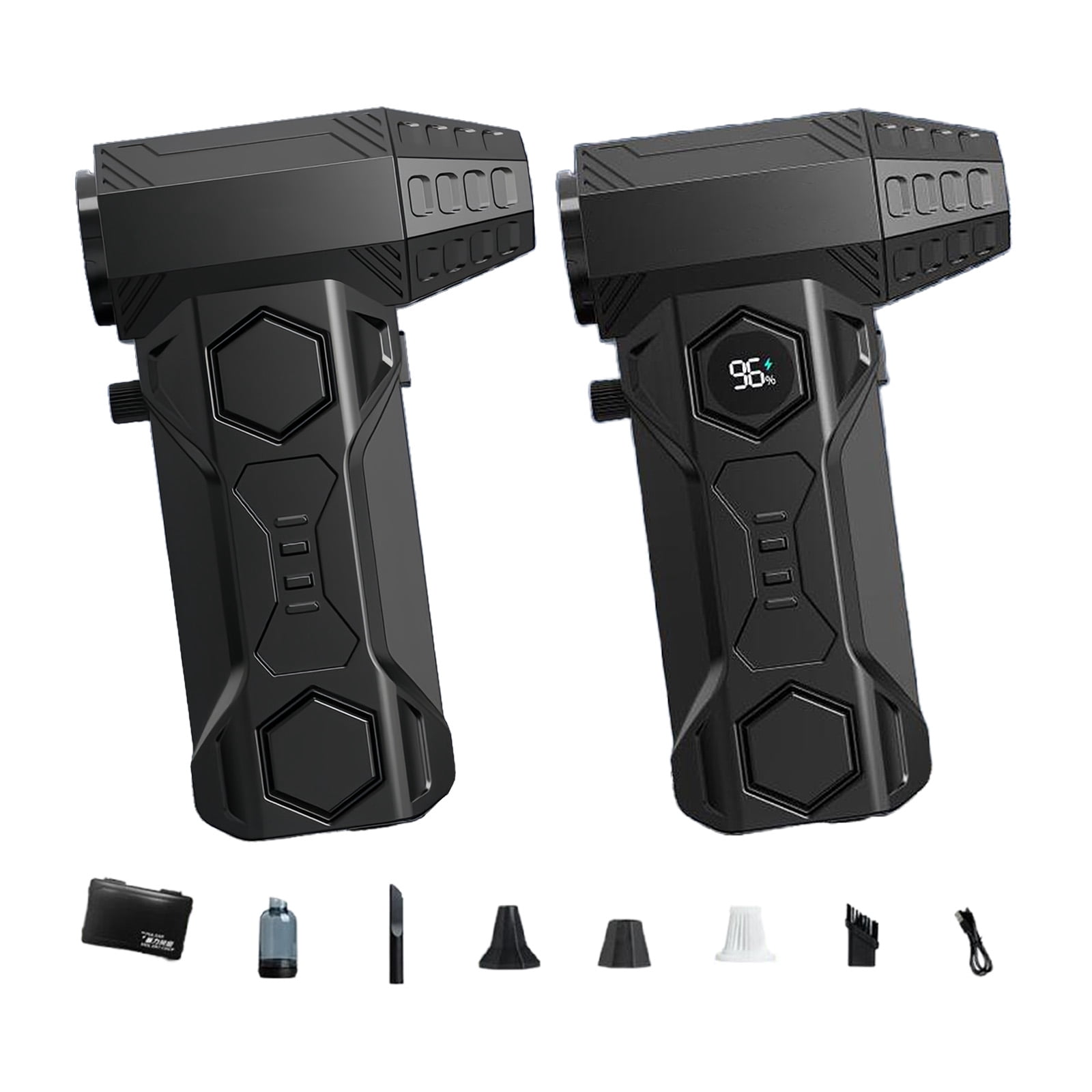 Small USB Powered Boosts Blower 580000 High Speed Air Dusters Ergonomic Grip For Electronics Car Cleaning Use