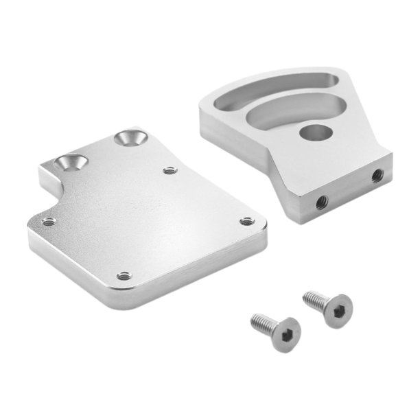 ASIENTO de MONTAJE MOTOR 7075 Accesorio de automóvil RC Reemplace las partes de repuesto metal para Revo 25 33 Utilidad resistente al desgaste de alta Plateado