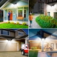 thumbnail image 6 of VEAVON Solar Lights Outdoor, 270° Wide Angle Flood Lights Brightest 304LEDs Wall Mount Security Lights Dusk to , Motion Sensor Lights 3 Modes with Remote for Pathway Patio Garage Yard Entryways, 6 of 16