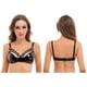 thumbnail image 3 of Top de corsé de látex para mujer para fiesta de pole dance, sujetador sin aros de charol con efecto mojado, camisola con tirantes anchos para los hombros, 3 of 5