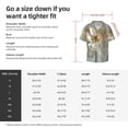 thumbnail image 5 of Balery Elegant Ivory Flower Camisa Casual de Manga Corta con Botones para Hombre, Texturizada, Estilo Cubano, para Playa, Verano-Large, 5 of 5