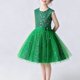 thumbnail image 5 of Odeerbi 4-15 Años Niñas Lentejuelas Brillante Vestido de Tulón Lindo Sin Mangas Cintura Arco Vestido de Tanque de Línea Para La Boda de La Fiesta de Cumpleaños, 5 of 9