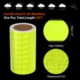 thumbnail image 3 of Unique Bargains Reflective Tape, 4' x 10 Ft Waterproof High Visibility Warning Safety Tape, Fluorescent Yellow, 3 of 6