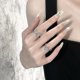 thumbnail image 4 of Silver Rings Butterfly Zircon RingsAdjustable Rings Eternity Rings, 4 of 5